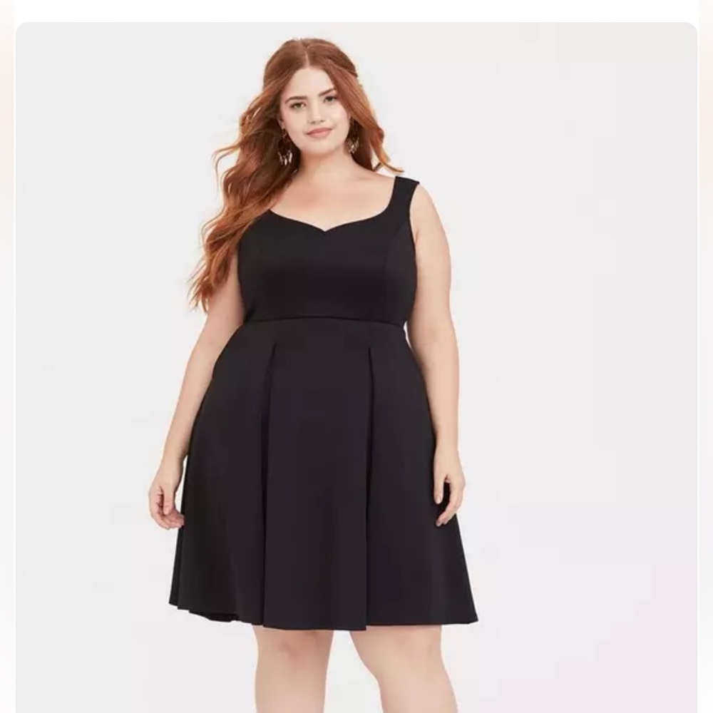 Excellent used condition Torrid Mini Scuba Skater Dress in size 1